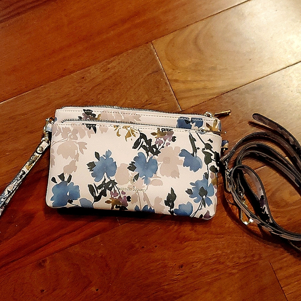 Nanette Lepore floral print crossbody bag